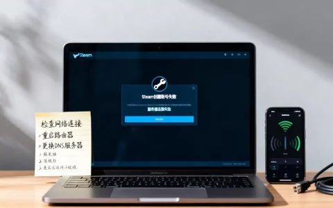 Steam创建账号失败怎么办，服务器连接失败怎么解决？