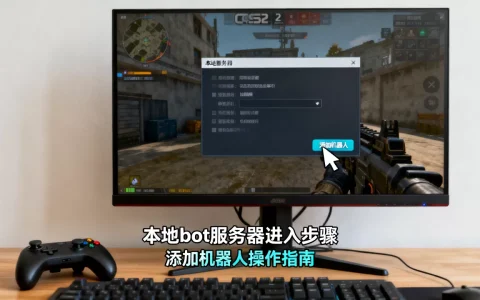 CS2本地bot服务器怎么才能进，怎么添加机器人？