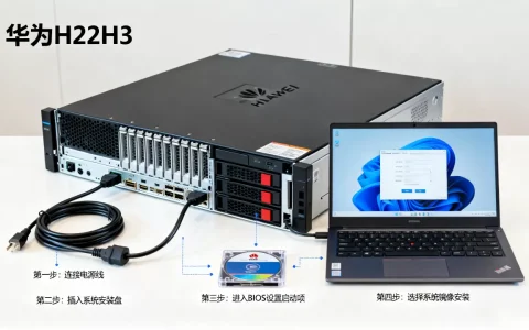 华为h22h03服务器如何装系统，有哪些方法？