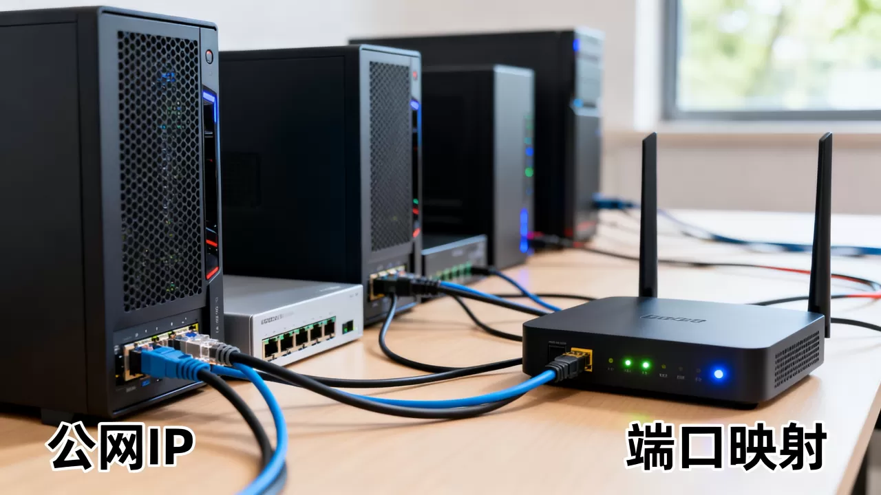 多台服务器怎么共用一个公网IP,端口映射怎么做? 多台服务器怎么共用一个公网IP,端口映射怎么做?