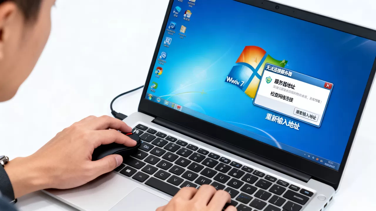 Win7系统怎么打开服务器地址,无法连接服务器怎么办 Win7系统怎么打开服务器地址,无法连接服务器怎么办