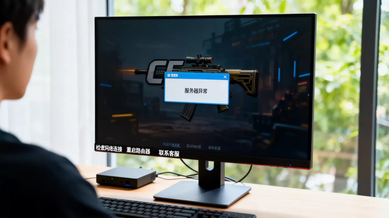 CF进游戏显示服务器异常怎么回事?,怎么解决? CF进游戏显示服务器异常怎么回事?,怎么解决?