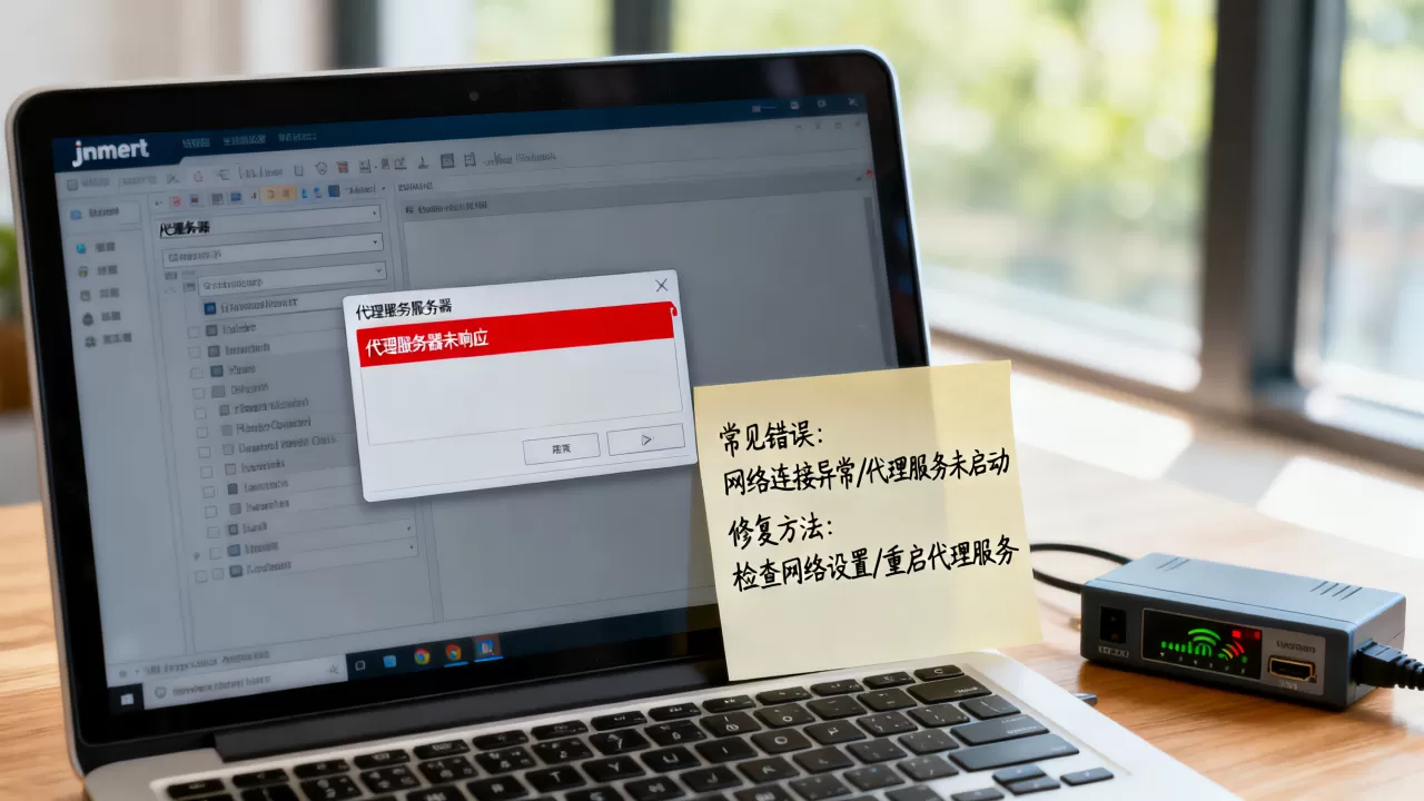 jmeter代理服务器没响应怎么解决,常见错误及修复方法? jmeter代理服务器没响应怎么解决,常见错误及修复方法?
