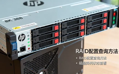 HP388服务器磁盘阵列怎么看？,RAID配置查询方法
