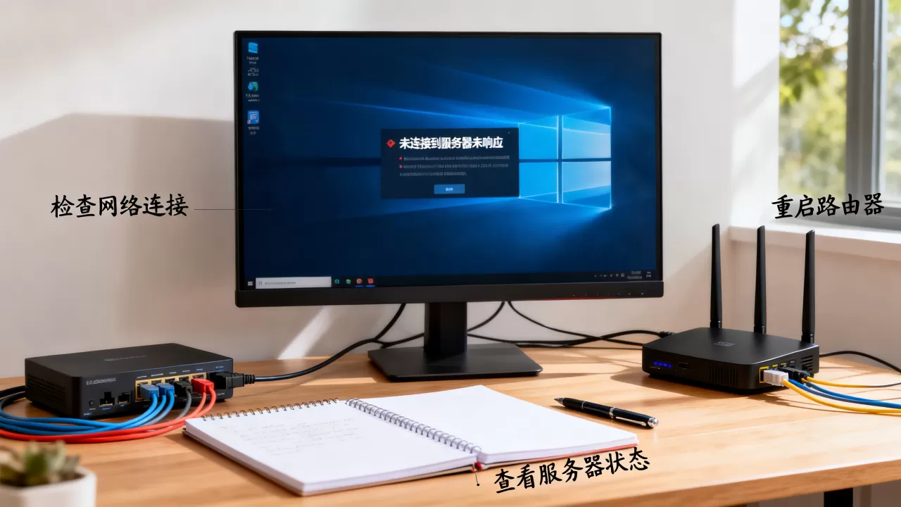 Windows未连接到服务器未响应如何解决,是什么原因 Windows未连接到服务器未响应如何解决,是什么原因