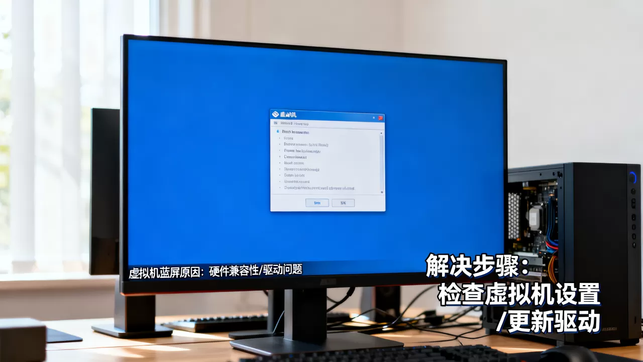 虚拟机内蓝屏是什么原因导致的?虚拟机蓝屏怎么解决? 虚拟机内蓝屏是什么原因导致的?虚拟机蓝屏怎么解决?