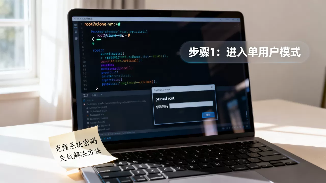 虚拟机克隆后root密码错误怎么办?克隆系统密码失效如何快速解决? 虚拟机克隆后root密码错误怎么办?克隆系统密码失效如何快速解决?