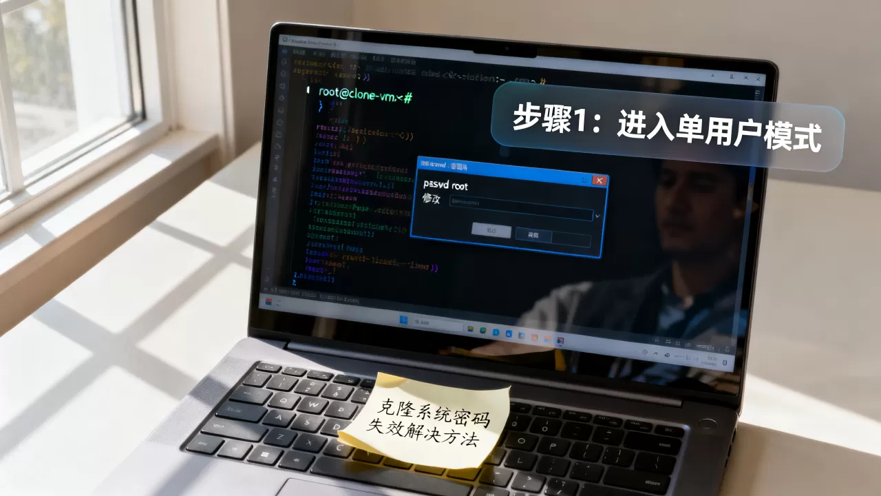 虚拟机克隆后root密码错误怎么办?克隆系统密码失效如何快速解决? 虚拟机克隆后root密码错误怎么办?克隆系统密码失效如何快速解决?