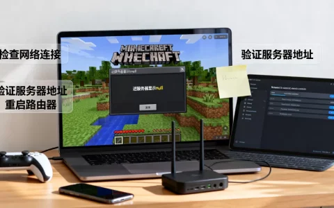 我的世界进服务器显示null怎么回事，怎么解决？