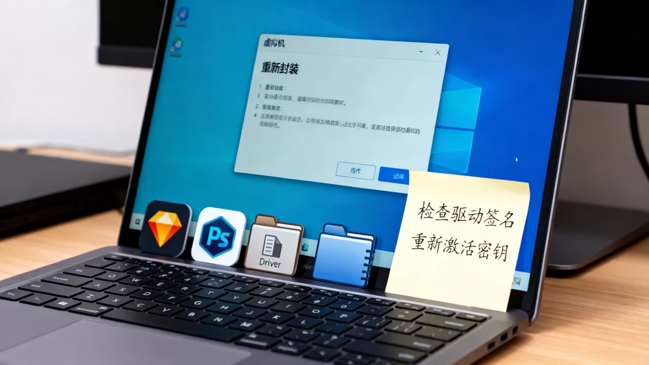 虚拟机重新封装后如何解决激活与驱动冲突?封装后激活失败怎么办 虚拟机重新封装后如何解决激活与驱动冲突?封装后激活失败怎么办