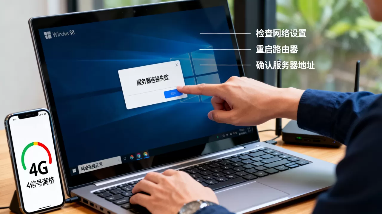 Win8打开服务器失败怎么办,服务器连接失败怎么解决? Win8打开服务器失败怎么办,服务器连接失败怎么解决?
