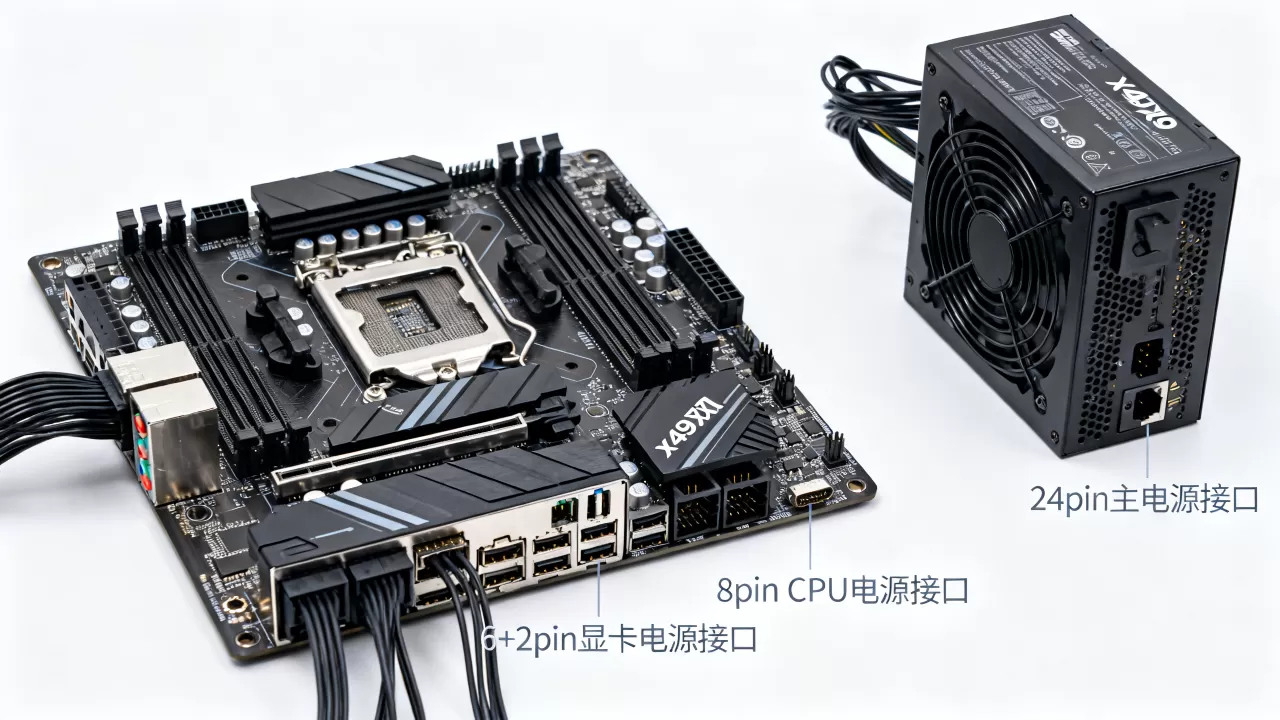 x99双路主板电源怎么接,服务器电源插法详解 x99双路主板电源怎么接,服务器电源插法详解