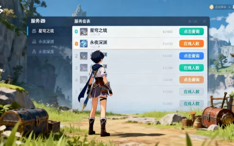 原神B服服务器数量如何查询，哪个服人最多