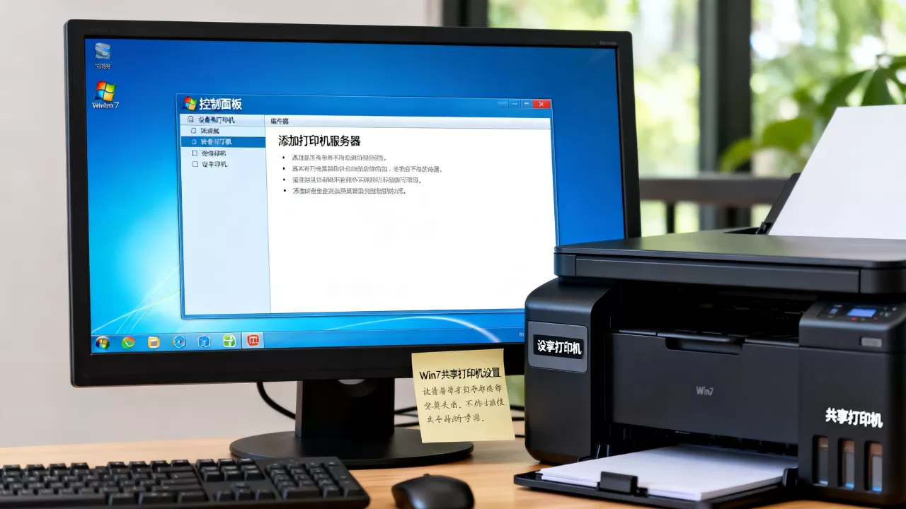Win7怎么添加打印机服务器,Win7共享打印机怎么设置? Win7怎么添加打印机服务器,Win7共享打印机怎么设置?