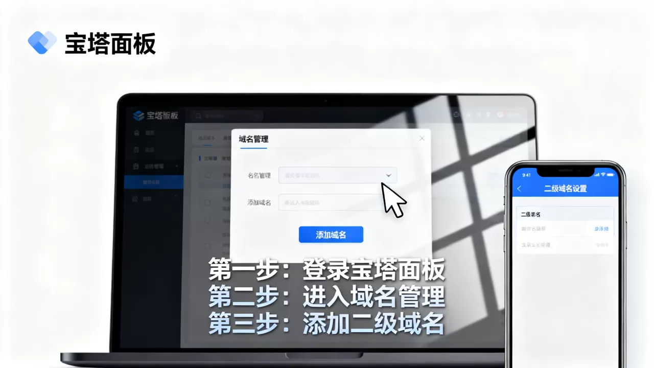 宝塔面板怎么绑定二级域名?二级域名绑定教程详细步骤与常见问题 宝塔面板怎么绑定二级域名?二级域名绑定教程详细步骤与常见问题