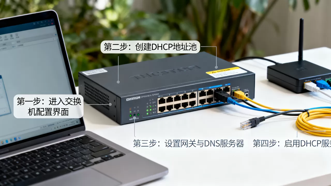 如何在交换机上配置DHCP服务器,配置步骤是什么? 如何在交换机上配置DHCP服务器,配置步骤是什么?