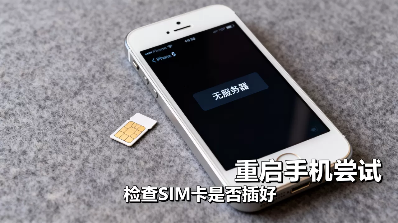 苹果5s换了卡为什么显示无服务器,怎么办 苹果5s换了卡为什么显示无服务器,怎么办