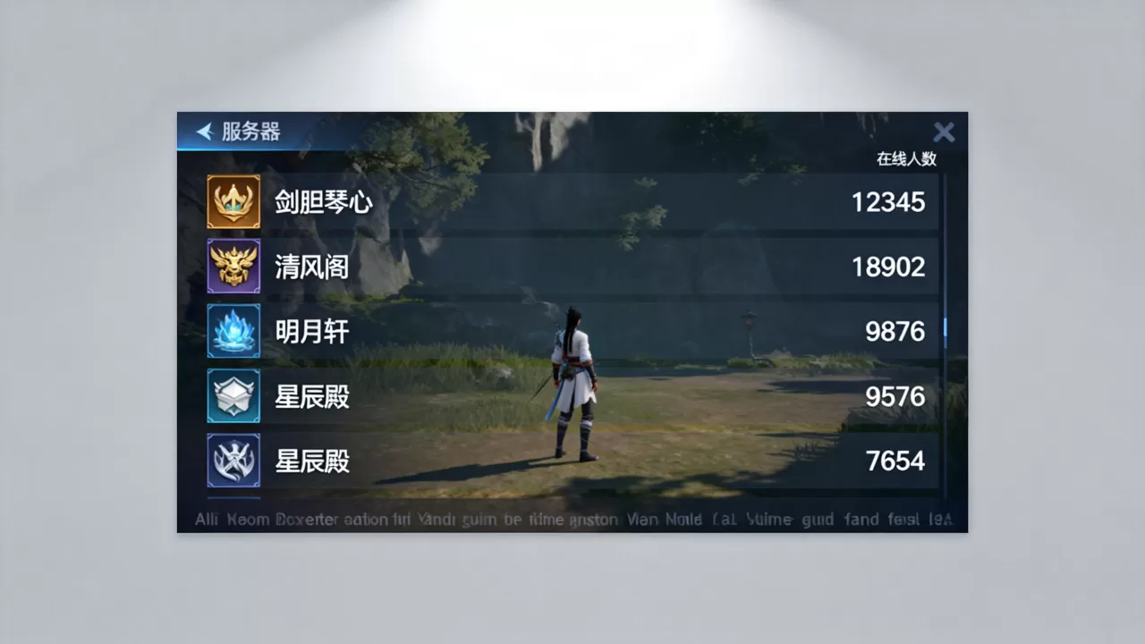 剑胆琴心到底有哪些服务器,哪个服务器人最多? 剑胆琴心到底有哪些服务器,哪个服务器人最多?