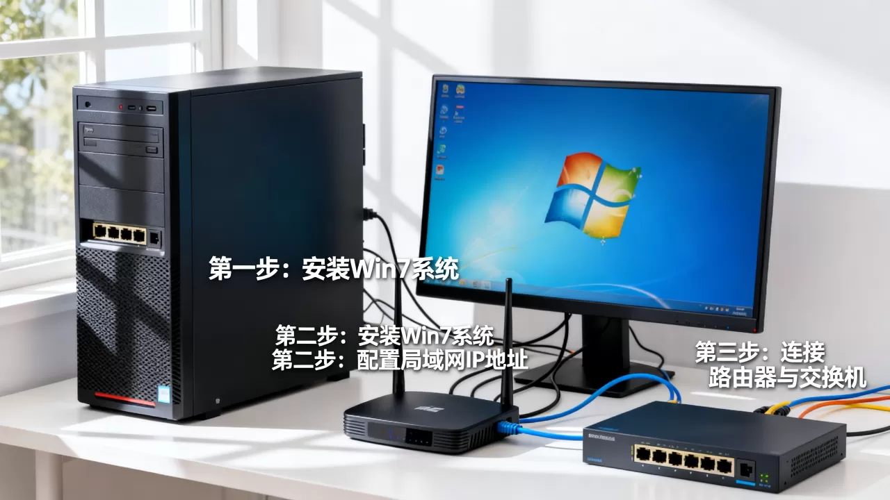 如何搭建局域网服务器装Win7,Win7系统网络配置教程 如何搭建局域网服务器装Win7,Win7系统网络配置教程