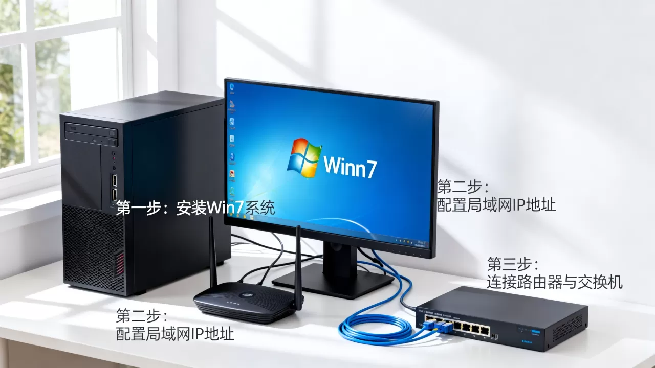 如何搭建局域网服务器装Win7,Win7系统网络配置教程 如何搭建局域网服务器装Win7,Win7系统网络配置教程