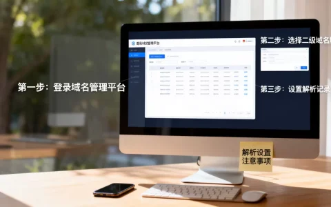 免费二级域名怎么用？新手必看操作步骤指南，二级域名解析怎么设置？