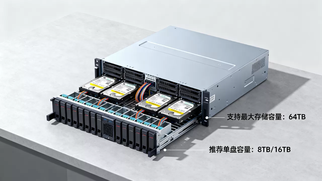 2u服务器能支持多少t存储,硬盘容量怎么选? 2u服务器能支持多少t存储,硬盘容量怎么选?