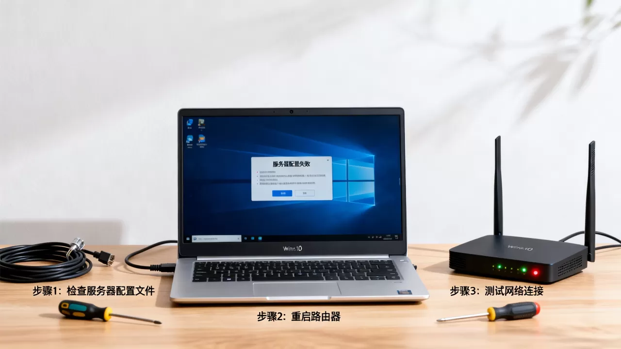 win10系统服务器配置失败怎么回事,重启后无法连接网络如何解决 win10系统服务器配置失败怎么回事,重启后无法连接网络如何解决