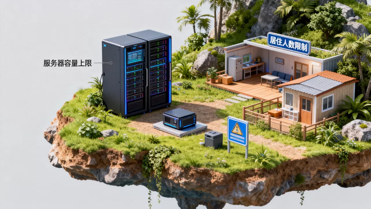 服务器岛屿究竟能住多少人,有什么限制条件? 服务器岛屿究竟能住多少人,有什么限制条件?