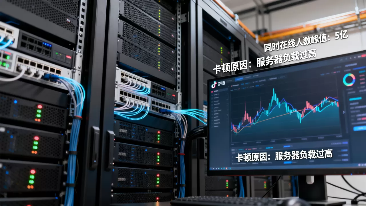 抖音服务器能承载多少人同时在线,为什么经常卡顿? 抖音服务器能承载多少人同时在线,为什么经常卡顿?
