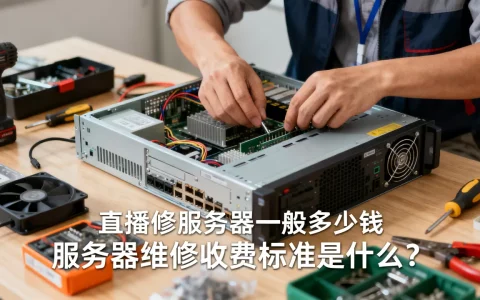 直播修服务器一般多少钱，服务器维修收费标准是什么？