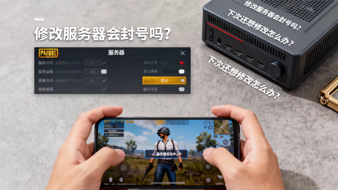 PUBG修改了服务器下次还想修改怎么办,修改服务器会封号吗 PUBG修改了服务器下次还想修改怎么办,修改服务器会封号吗