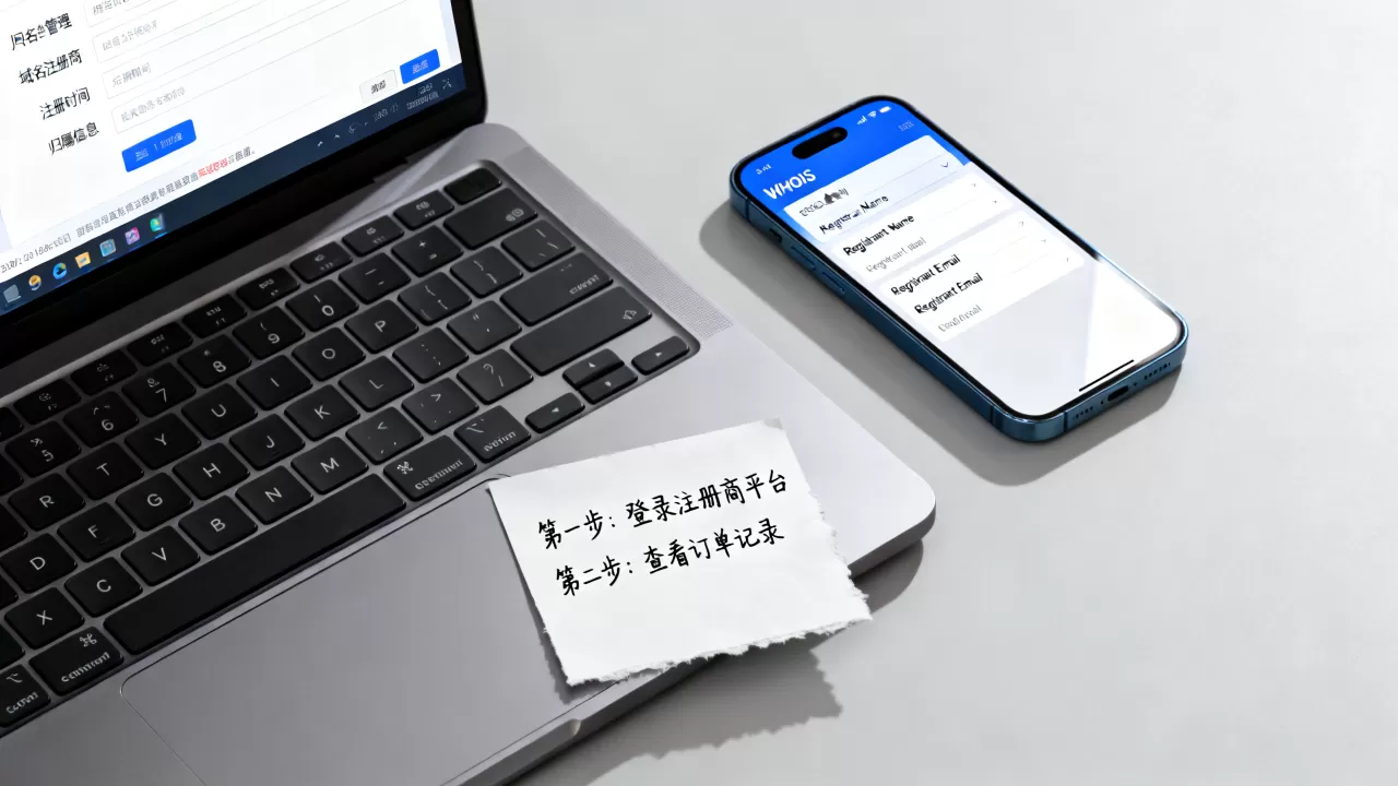 域名忘了在哪买的?怎么查域名购买记录和归属信息 域名忘了在哪买的?怎么查域名购买记录和归属信息