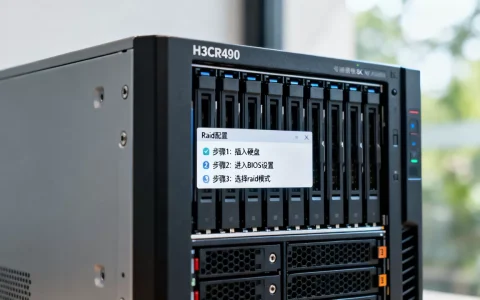 h3cr4900服务器怎么做raid，配置步骤是什么