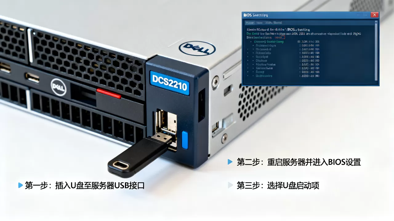 戴尔DCS2210怎么选U盘启动,服务器U盘启动怎么设置? 戴尔DCS2210怎么选U盘启动,服务器U盘启动怎么设置?