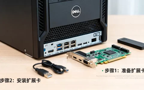 戴尔r730怎么扩充DP接口？，服务器DP接口扩展教程