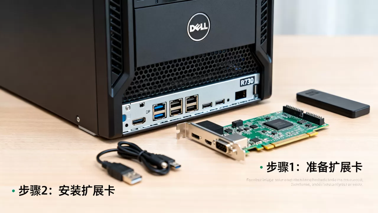 戴尔r730怎么扩充DP接口?,服务器DP接口扩展教程 戴尔r730怎么扩充DP接口?,服务器DP接口扩展教程