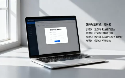 国外域名解析到简米云步骤是什么，国外域名怎么解析到简米云？