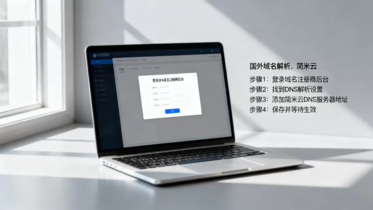 国外域名解析到简米云步骤是什么,国外域名怎么解析到简米云? 国外域名解析到简米云步骤是什么,国外域名怎么解析到简米云?