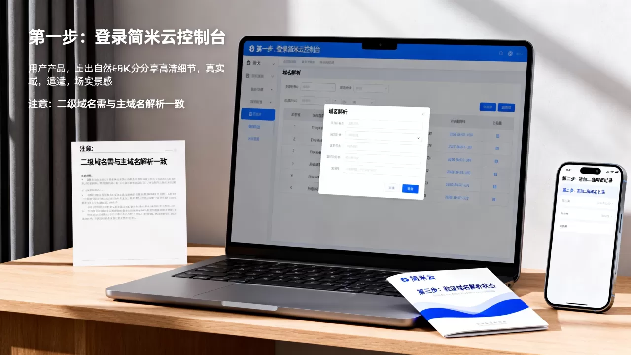 二级域名接入简米云具体步骤和注意事项有哪些?怎么配置 二级域名接入简米云具体步骤和注意事项有哪些?怎么配置