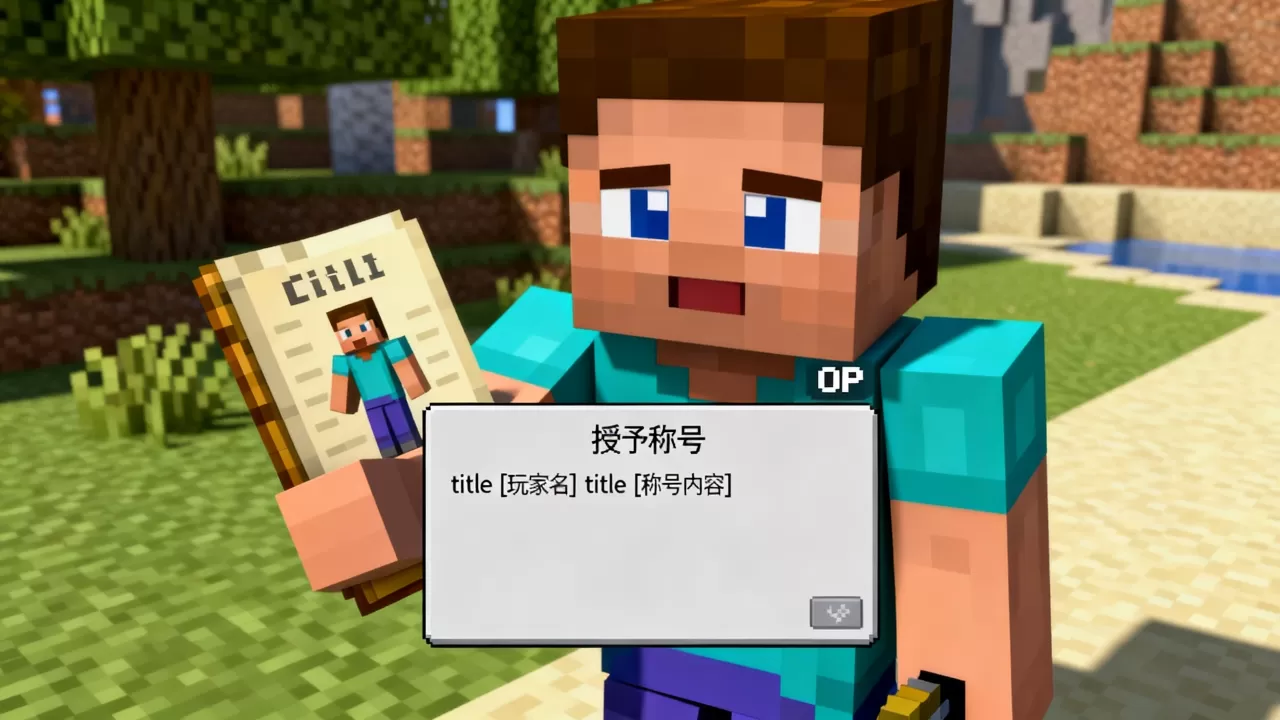 我的世界服务器OP怎么给别人称号?,我的世界怎么给玩家称号? 我的世界服务器OP怎么给别人称号?,我的世界怎么给玩家称号?