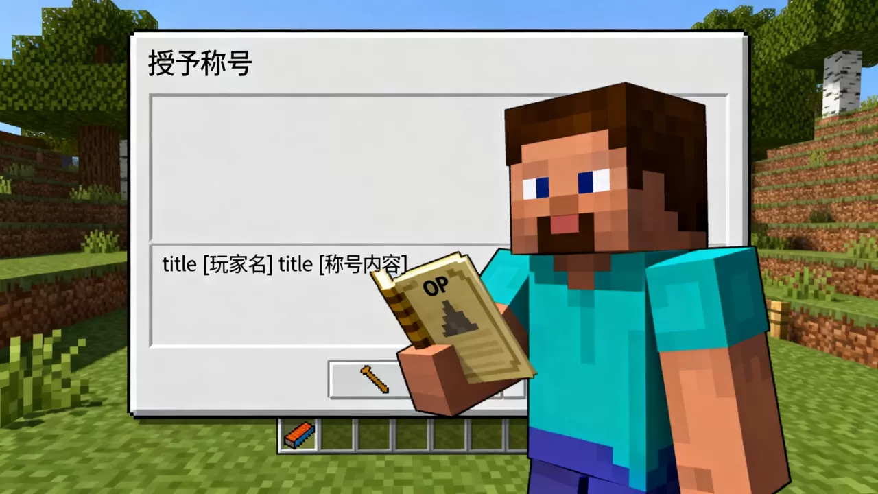 我的世界服务器OP怎么给别人称号?,我的世界怎么给玩家称号? 我的世界服务器OP怎么给别人称号?,我的世界怎么给玩家称号?