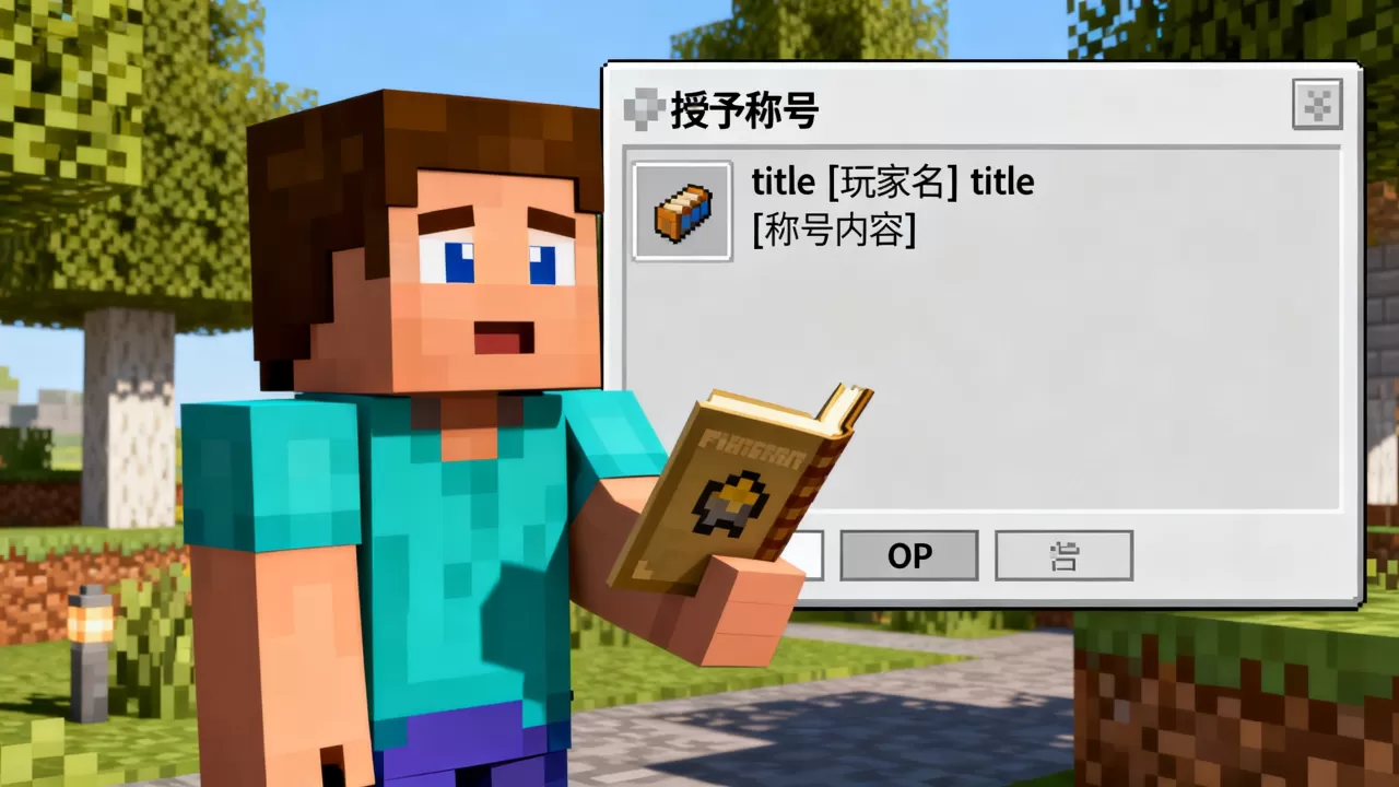 我的世界服务器OP怎么给别人称号?,我的世界怎么给玩家称号? 我的世界服务器OP怎么给别人称号?,我的世界怎么给玩家称号?