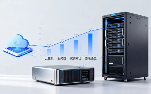 云主机和服务器哪个优势大，怎么选更划算？