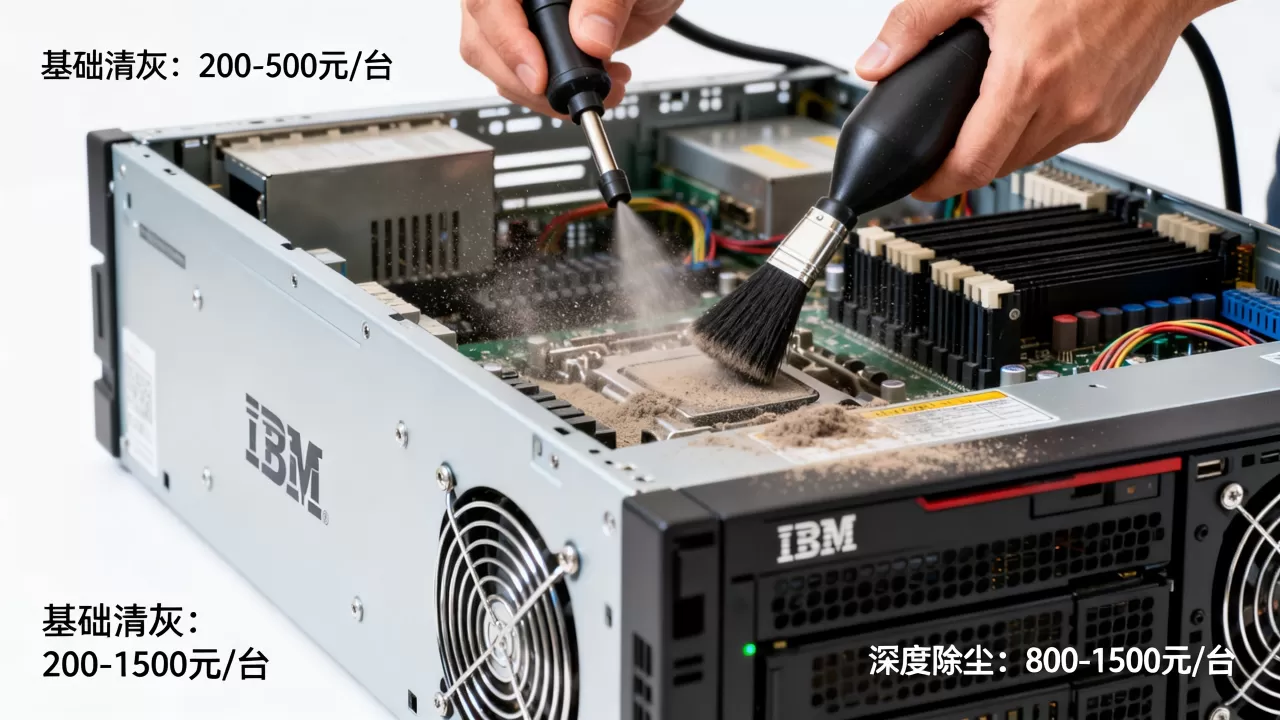 IBM服务器清灰多少钱,服务器除尘一般怎么收费? IBM服务器清灰多少钱,服务器除尘一般怎么收费?
