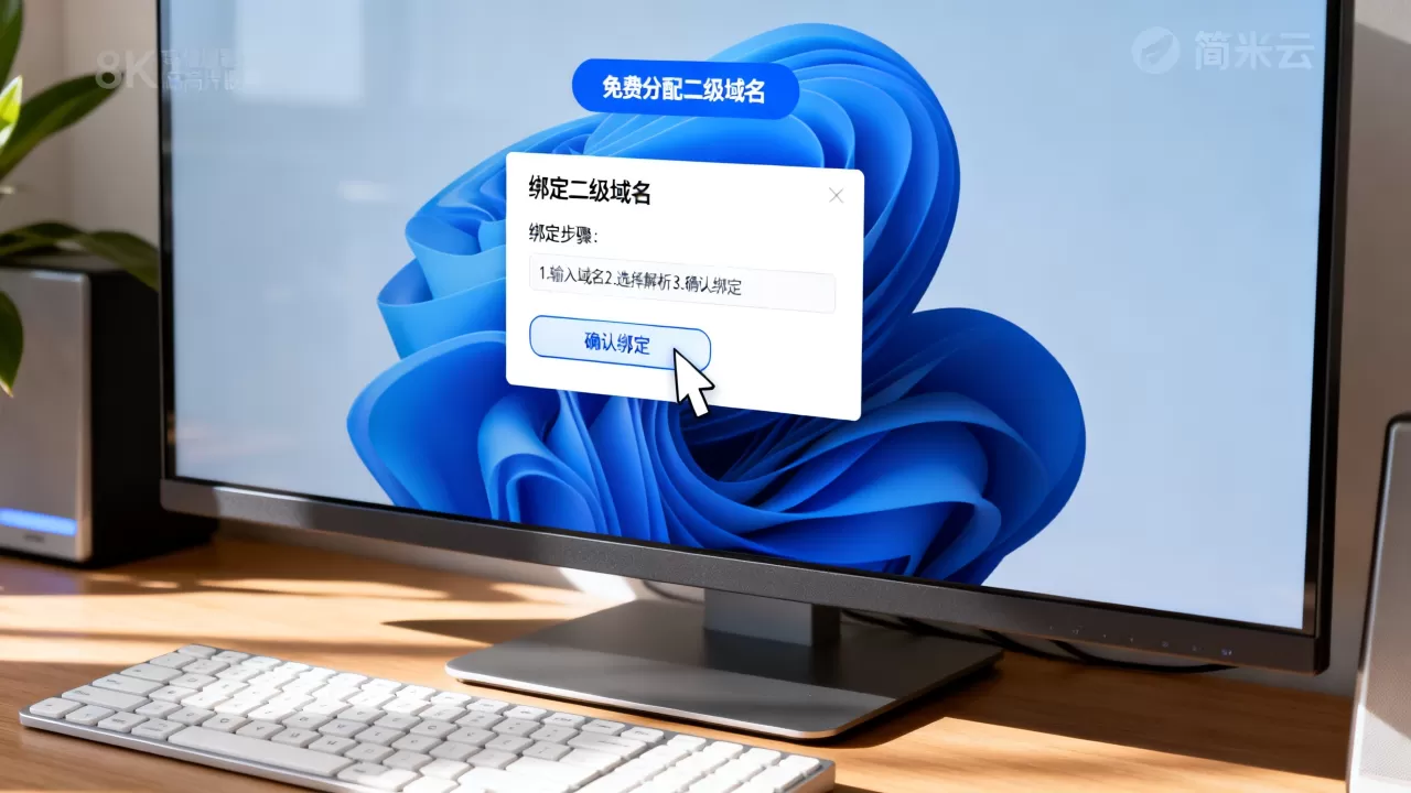简米云如何免费分配二级域名?二级域名绑定需要哪些步骤? 简米云如何免费分配二级域名?二级域名绑定需要哪些步骤?