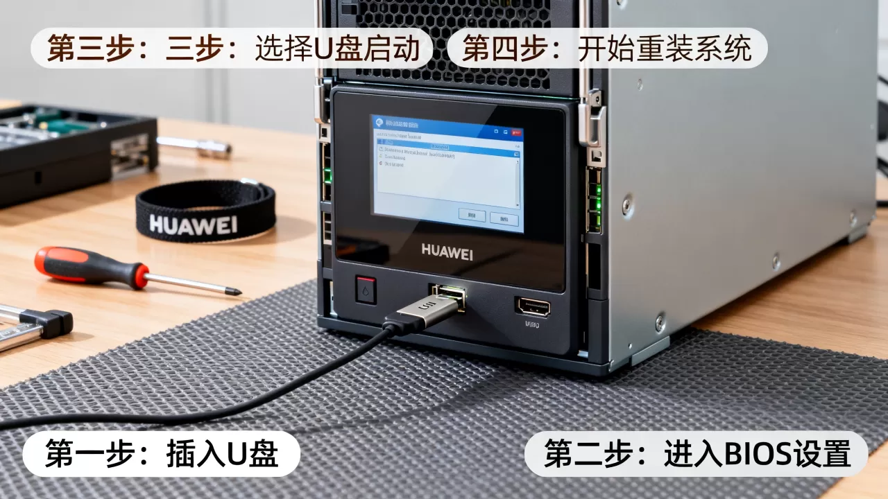 华为刀片服务器如何用U盘重装系统?,详细步骤是什么? 华为刀片服务器如何用U盘重装系统?,详细步骤是什么?