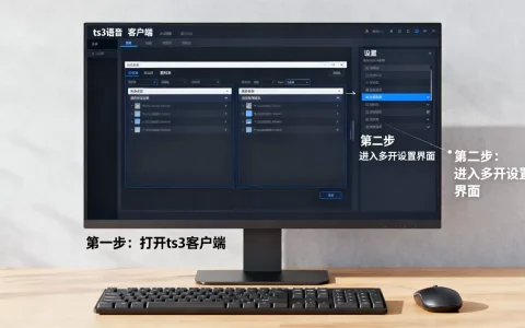ts3语音怎么挂着两个服务器，多开设置步骤有哪些