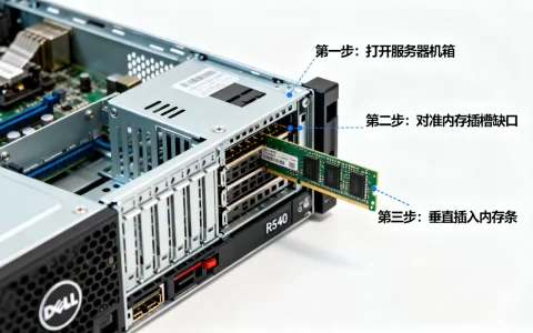 戴尔r540服务器内存条如何插，内存插槽在哪里？