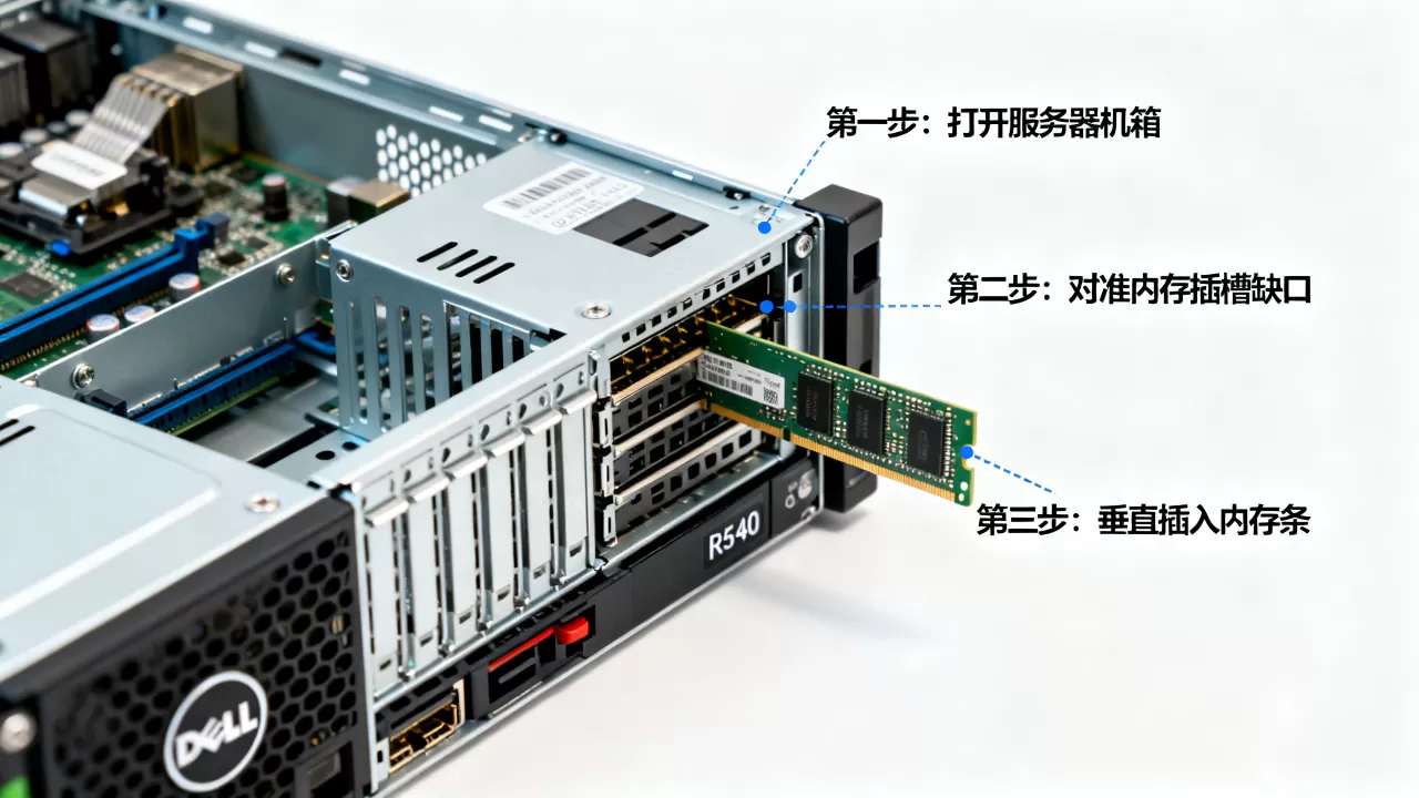 戴尔r540服务器内存条如何插,内存插槽在哪里? 戴尔r540服务器内存条如何插,内存插槽在哪里?