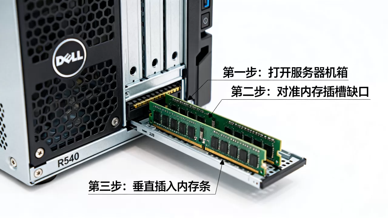 戴尔r540服务器内存条如何插,内存插槽在哪里? 戴尔r540服务器内存条如何插,内存插槽在哪里?